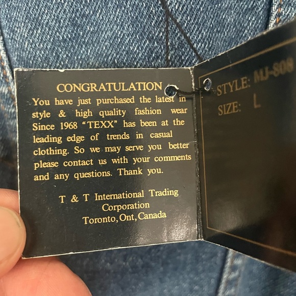 TEXX Canada Craven Country Jamboree Country Thunder Denim Jacket - Picture 3 of 9